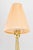 Art Deco Glass and Brass Table Lamp with Fabric Shade, 1920s For Sale - Image 12 of 18