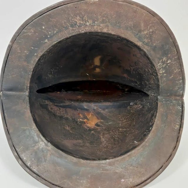 Brown Antique 17th Century Medieval Spanish or German Comb Morion Helmet For Sale - Image 8 of 16