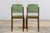 1930s French Art Deco Oak Dining Chairs in Green Velvet - Set of 6 For Sale - Image 18 of 18
