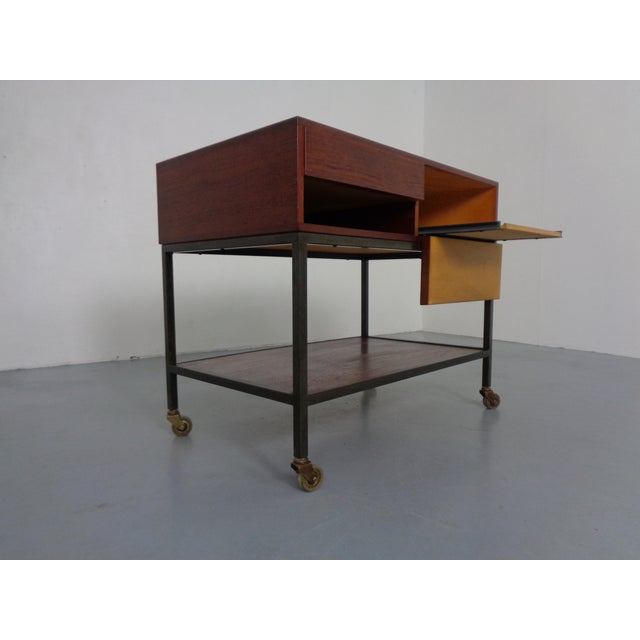 1950s Rollable Chest with Drawer by Herbert Hirche for Christian Holzäpfel, Germany, 1950s For Sale - Image 5 of 17