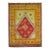 Vintage Zabihi Collection Turkish Tulu Square Carpet - 4' x 4'9" For Sale