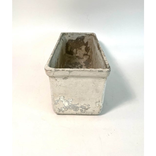 White 1950s Belgian Cast Cement Planter For Sale - Image 8 of 11