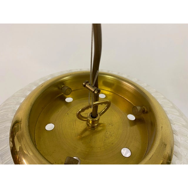 Murano Glass Globe Pendant Lamp, 1970s For Sale - Image 9 of 12