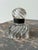Metal Vintage Swirling Cast Glass + Metal Inkwell, Circa Late 19th - Early 20th Century For Sale - Image 7 of 13