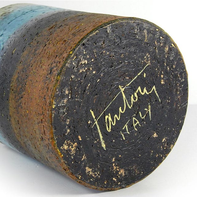 Mid-Century Modern Ceramic Vase by Marcello Fantoni, 1960s For Sale - Image 11 of 13
