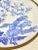 Chinoiserie Vintage Chinoiserie Blue and White Brass Backed Catchall For Sale - Image 3 of 12