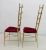 1950s Set of Modern Brass Dining Chairs with High Backs from Chiavari, 1950s For Sale - Image 5 of 8