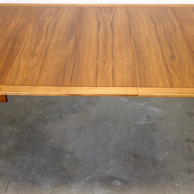 1950s Attributed to Lane “Copenhagen” Walnut & Ash Dining Table For Sale - Image 12 of 18
