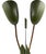 1970s 1970s Mid-Century Modern Green Lily Shaped Lamp For Sale - Image 5 of 7
