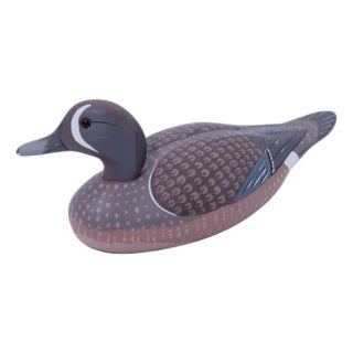 William Gable Blue Winged Drake Duck Decoy For Sale