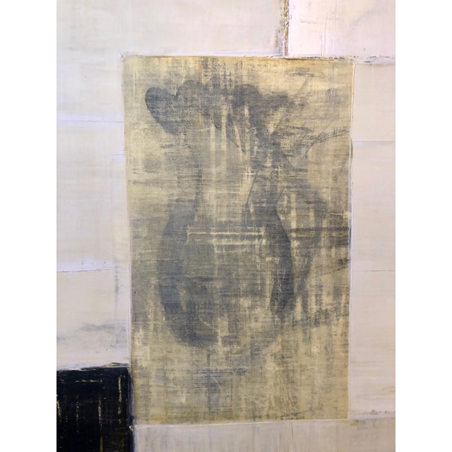 2000 - 2009 Bernd Haussmann, German American Neo Abstract Expressionist Contemporary Oil Painting Mixed Media, 2001 For Sale - Image 5 of 11