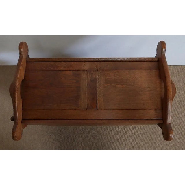 Small Solid Oak System Table, 1920 For Sale - Image 10 of 18