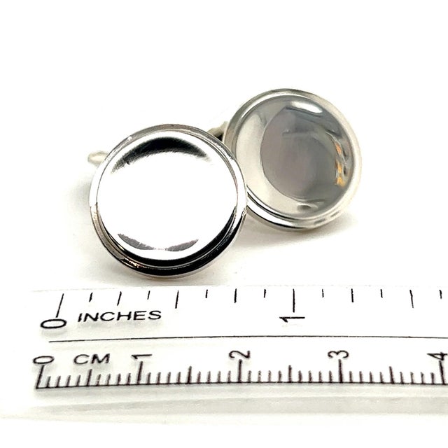 1990s Georg Jensen Estate Sterling Silver Cufflinks, 2 Pieces For Sale - Image 9 of 12