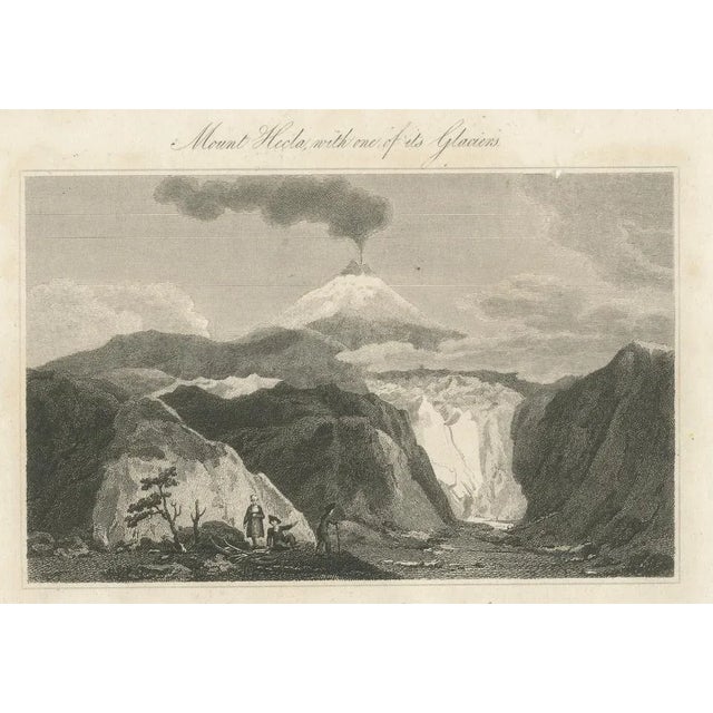 Paper Sherwood, Neely, and Jones, Iceland's Fire and Ice Volcanic Wonderland, 1820, Engravings on Paper For Sale - Image 7 of 8
