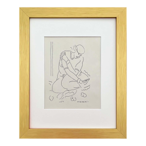 Matisse Lithograph 4 Femme Assise Avec Livre 1968 Framed
