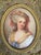 Here is a gorgeous, antique painting on porcelain of a fine, wealthy lady. To me she looks like Marie Antoinette, but I...