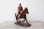 1940s Vintage Bordallo Pinheiro Palissy Ware, Earthenware, Majolica Horseman Figurine For Sale - Image 5 of 13