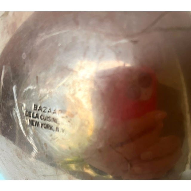 Copper Vintage Bazaar De La Cuisine Copper Mixing Bowl For Sale - Image 8 of 11