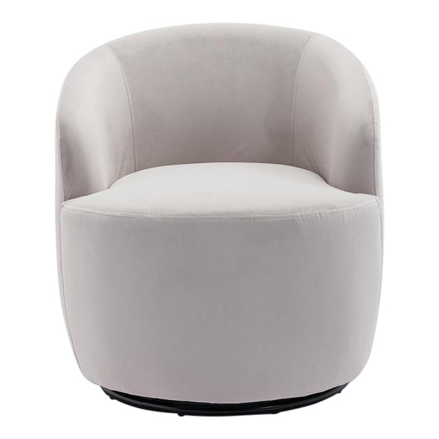 Cozy Swivel Barrel Chair, Modern Boucle Lounge Seating, Compact Accent Furniture For Sale