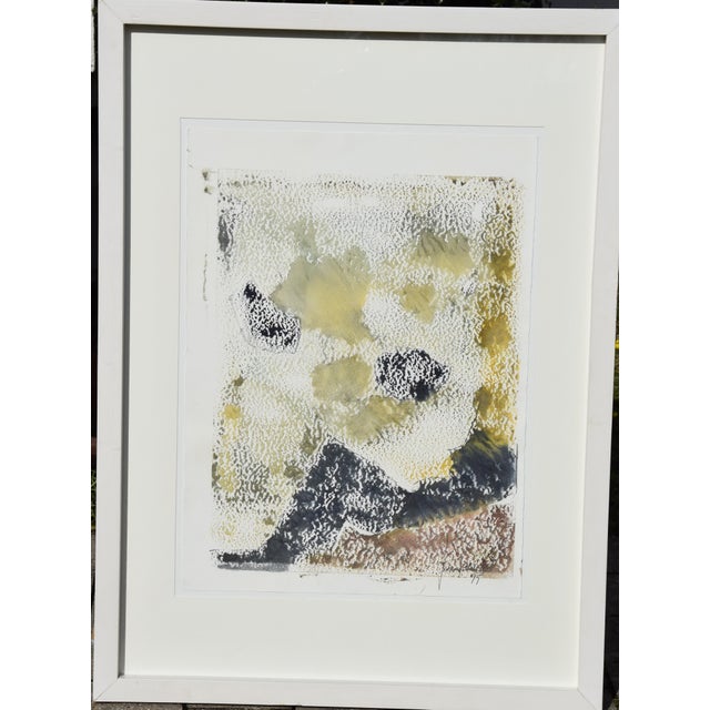 Gerhard Mevissen, Goslar Foundations II Fragment 2.5, 1999, Pencil and Watercolor on Handmade Paper, Framed For Sale - Image 3 of 13