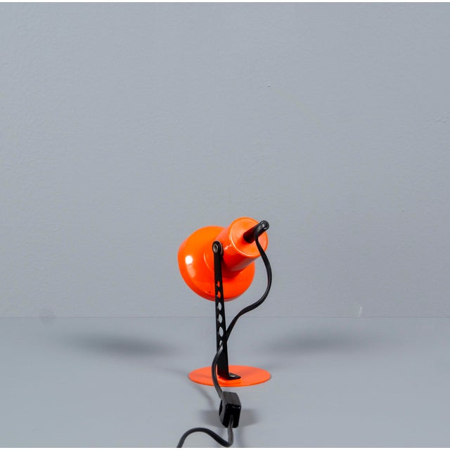 German Orange Desk Lamp from Brilliant Leuchten, 1950s For Sale - Image 5 of 15