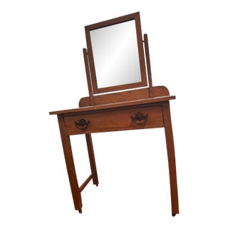 Antique Oak Dressing Table (Circa 1885-1900) For Sale