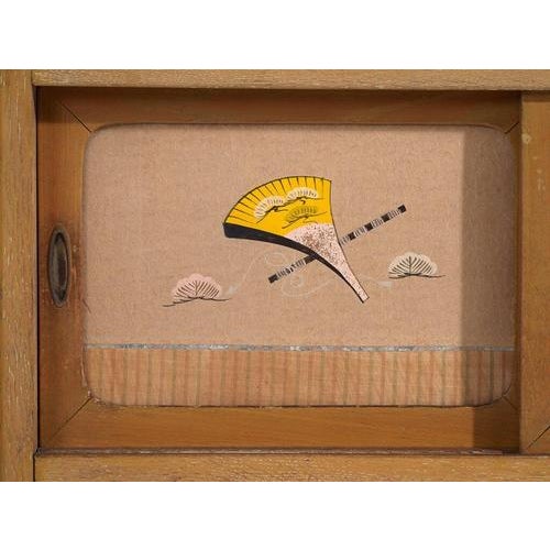 Showa Japanese Oak Storage Cabinet For Sale - Image 11 of 16