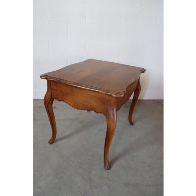 Ethan Allen Country French Cherry End Table Chairish