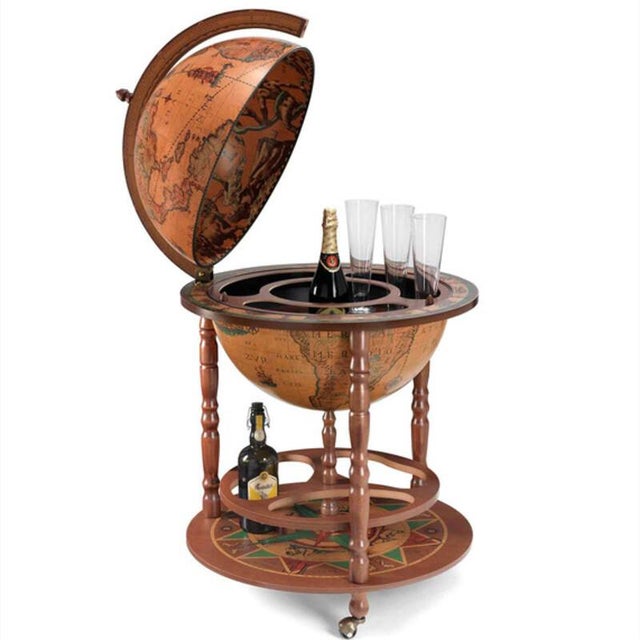 Like the Greek nymph Calypso, this elegant bar globe will inspire and amaze you from the moment you see it in your living...