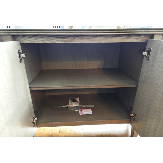 American Briallen Demi-Lune Cabinet by Currey & Company For Sale - Image 3 of 8