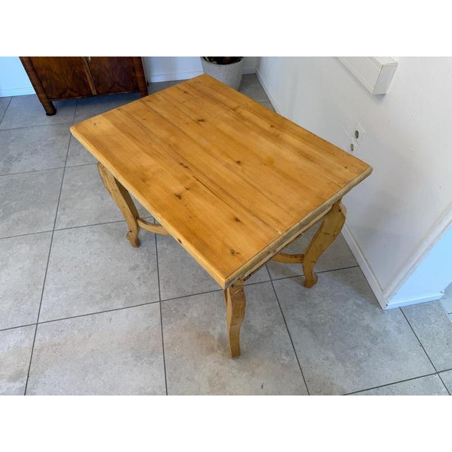 Biedermeier Farmhouse Table in Wood For Sale - Image 3 of 13