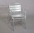 Vintage Set of 4 Mid Century Modern Stacking Aluminum Chairs For Sale - Image 4 of 11
