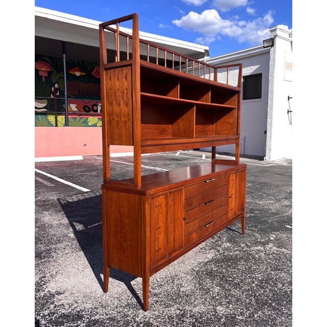 Mid Century Lane Tuxedo Wall Unit For Sale - Image 9 of 17