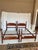 Beautiful pair of vintage pine pineapple post beds featuring classic turned posts and distinctive pineapple finials. The...