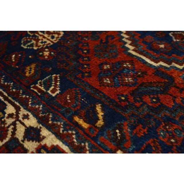 19th Century Vintage Shiraz Rug 3'2'' x 3'8'' For Sale - Image 5 of 8