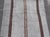 Mid 20th Century Vintage Turkish Kilim Rug in Gray With Dark Brown Horizontal Stripe 2'10 X 3'0 For Sale - Image 5 of 8