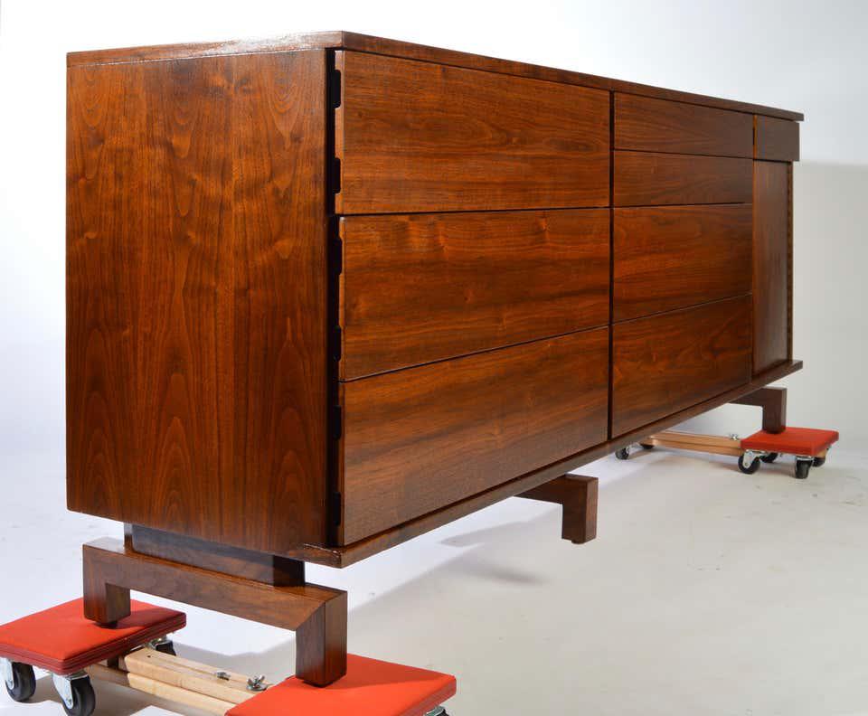 dresser with pull out table