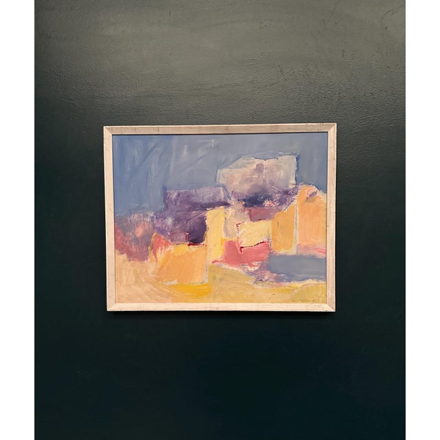 Aulikki Bondeson, Abstract Composition, 1994, Oil on Panel, Framed For Sale - Image 18 of 18