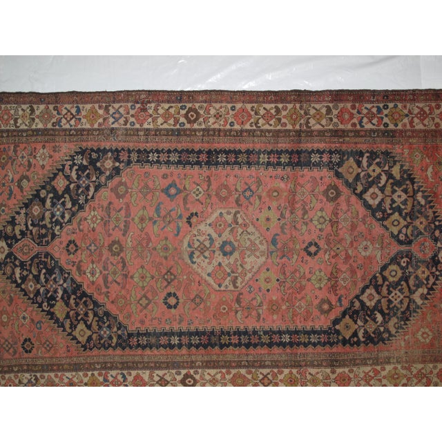 Early 20th Century Antique Persian Malayer Rug - 6′6″ × 13′9″ For Sale - Image 4 of 8