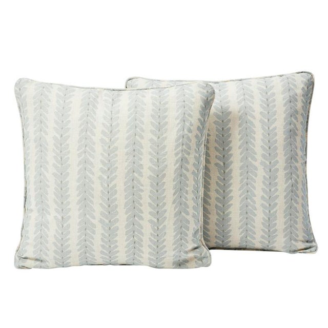 This pillow features Woodperry by Veere Grenney for Schumacher with a Self-Welt finish. Classic yet modern, this design is...