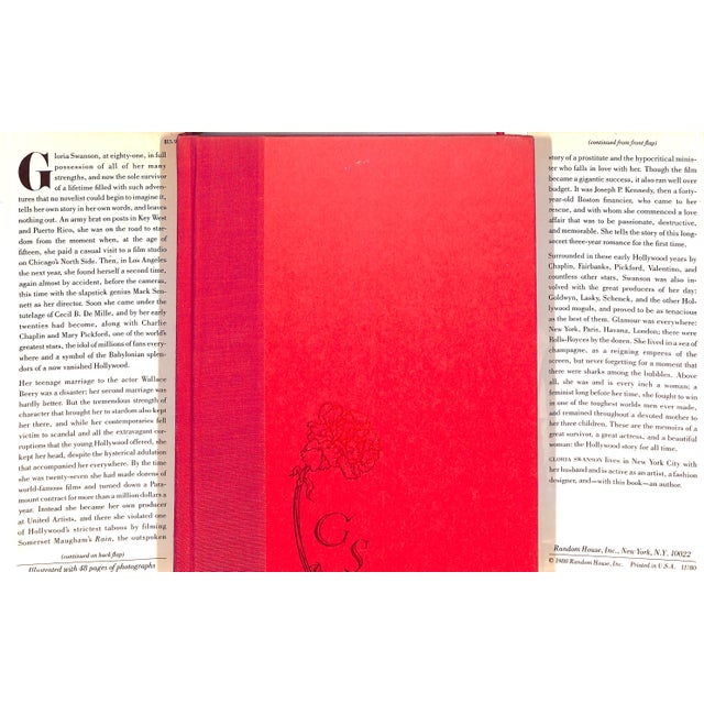 SWANSON, Gloria [535] pp. 1980 First Edition 9 1/2" x 6 1/2" Ex-Libris George Cukor (bookplate) The star of the screen...
