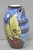 Antique Hand Painted Blue Nippon Porcelain Halloween Pattern Twin Handle Vase For Sale In Philadelphia - Image 6 of 14