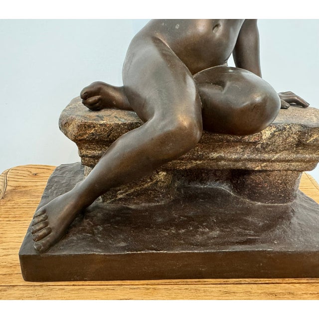 Emmanuel Villanis, Nude L Esclave, 19th Century, Bronze For Sale - Image 6 of 17