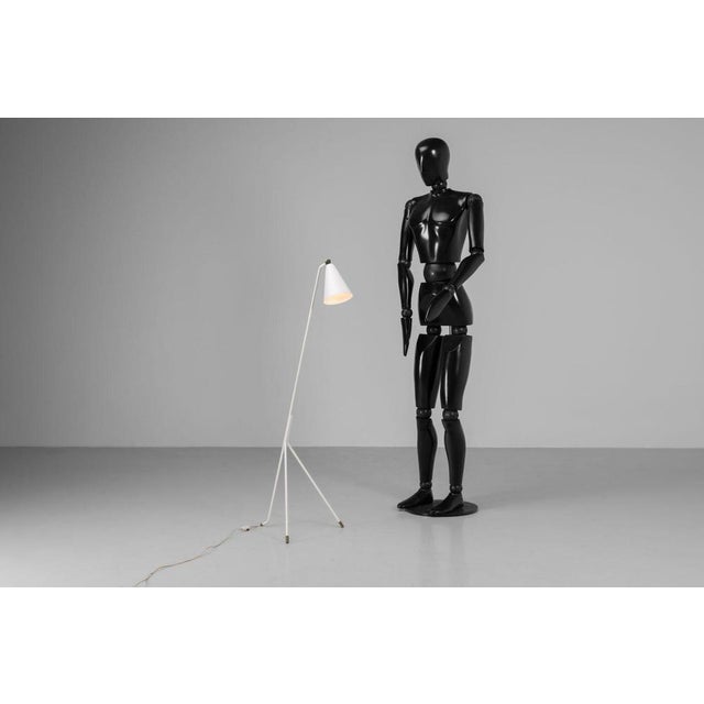 Grasshopper Lamp from Svend Aage Holm-Sorensen, Denmark, 1950s For Sale - Image 3 of 17