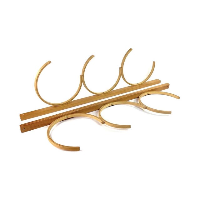 Bentwood Drawing Brackets by Alvar Aalto for Artek, 1950s, Set of 2 For Sale - Image 11 of 11