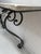 Brown Art Deco Style Console Table in Hammered Wrought Iron, 1900s For Sale - Image 8 of 14