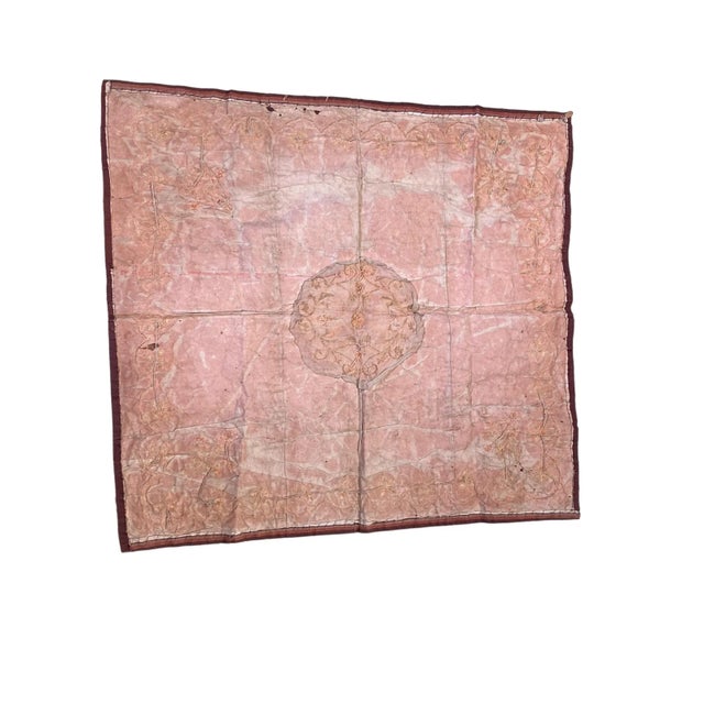 Antique European Altar Cover Cloth, Silver Metallic Treads For Sale - Image 4 of 9