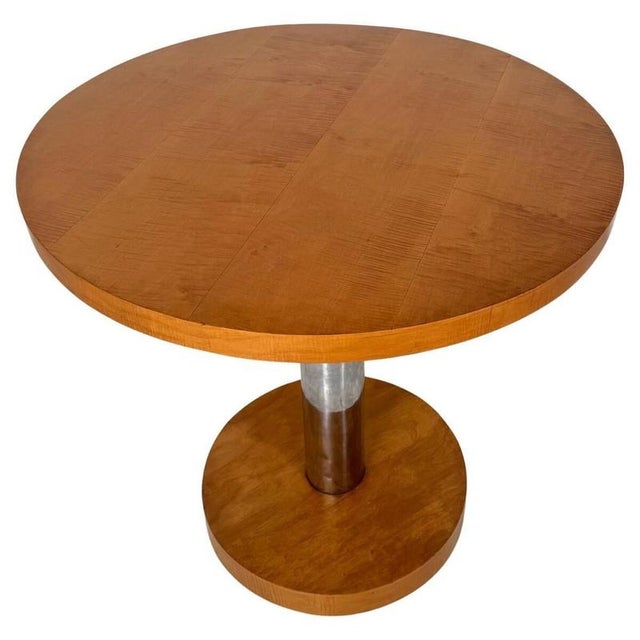 Modernist Guéridon attributed to Marcel-Louis Baugniet, Belgium, 1930s For Sale - Image 3 of 6