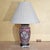Chinoiserie Late 20th Century Chinese Chinoiserie Porcelain Table Lamp With Floral Motif & Silk Shade — 28" For Sale - Image 3 of 18