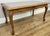 Vintage French Carved Oak Coffee Table with Glass Top For Sale - Image 4 of 14